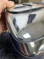 Prada Leather Silver Crossbody