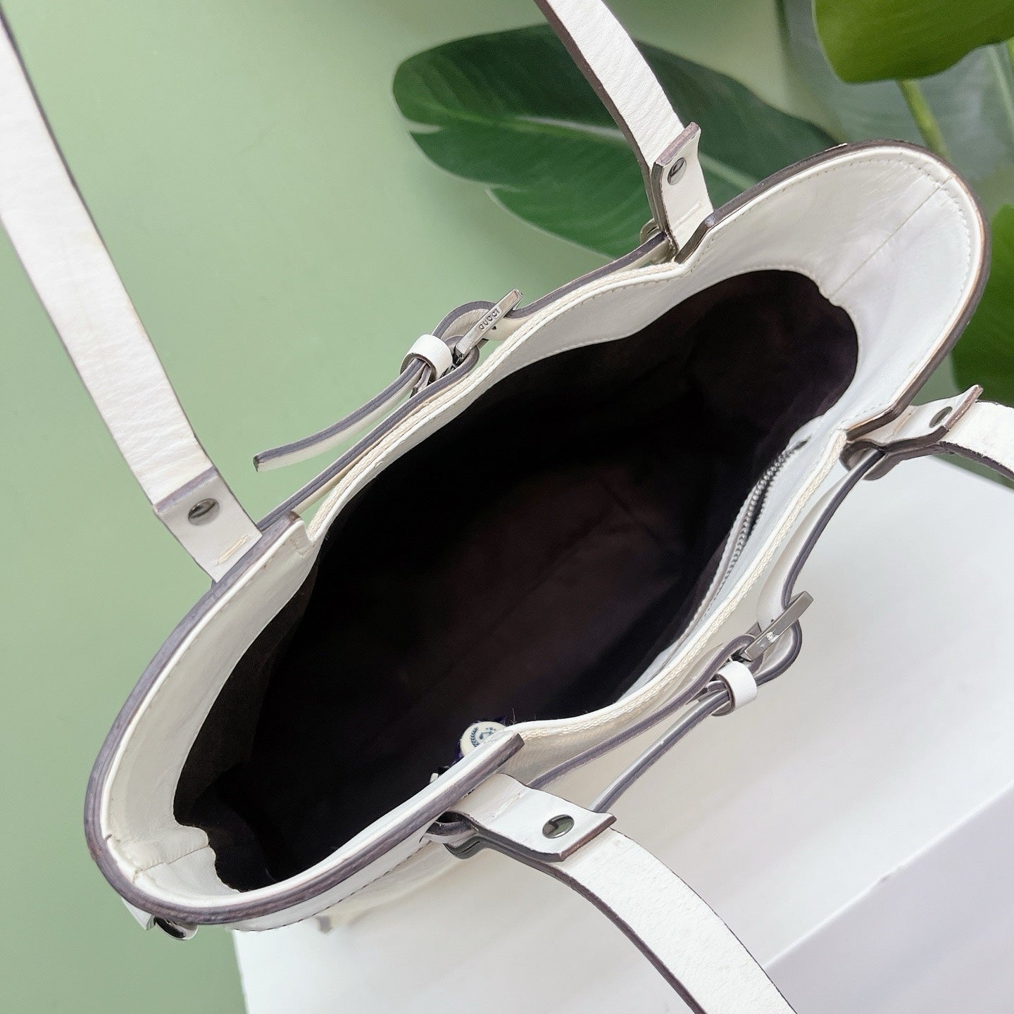 Gucci White Tote