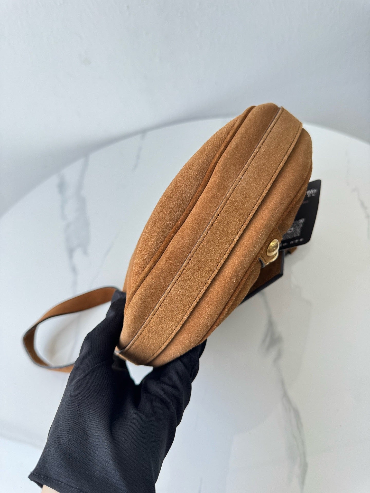 Saint laurent Alcantara Saddle Bag