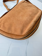 Saint laurent Alcantara Saddle Bag