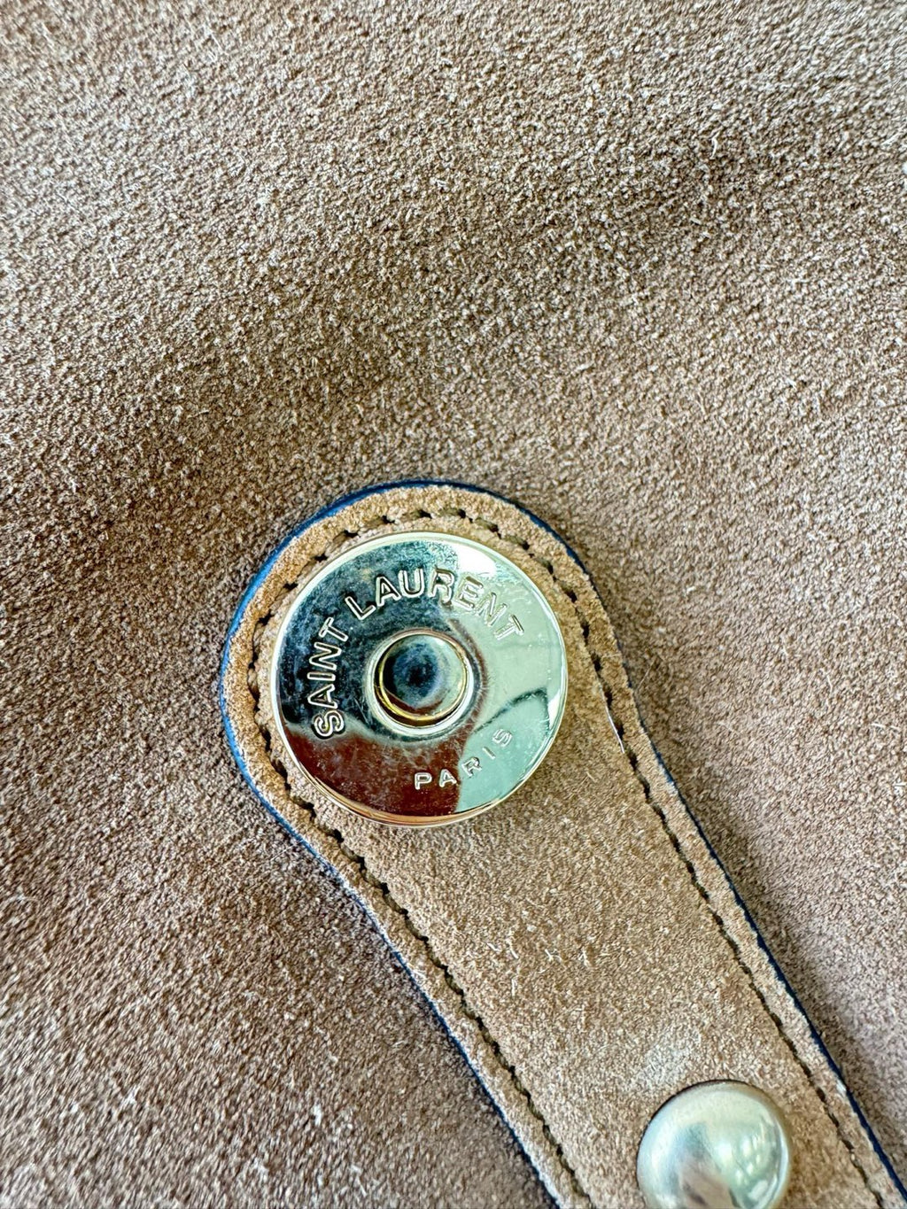 Saint laurent Alcantara Saddle Bag