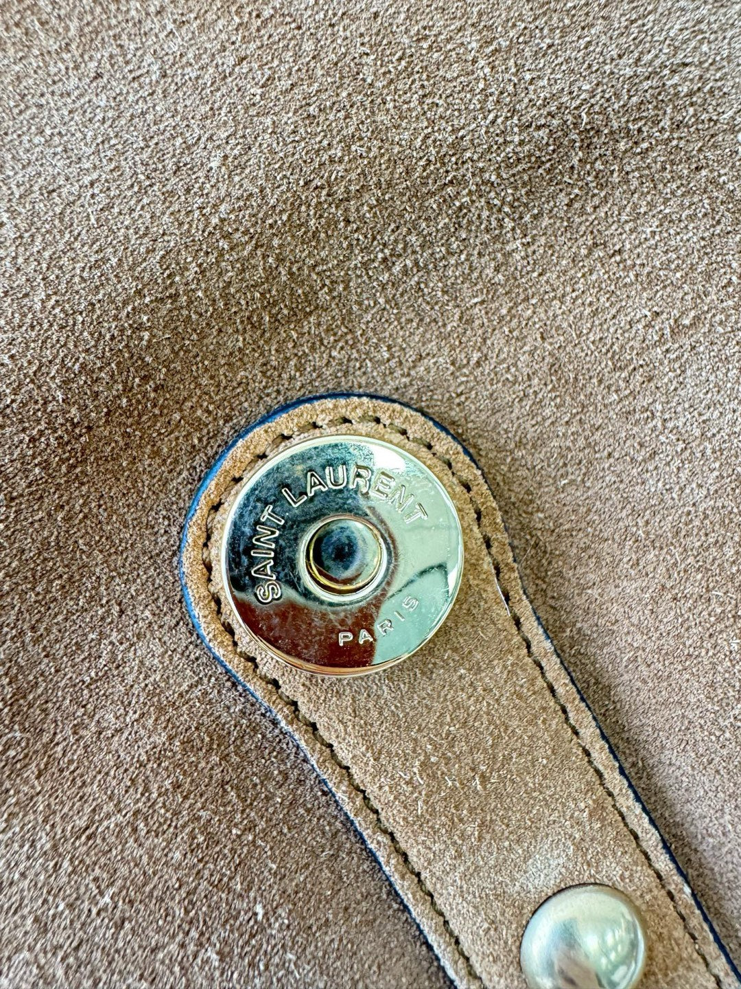 Saint laurent Alcantara Saddle Bag