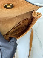 Saint laurent Alcantara Saddle Bag