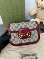 Gucci Red Saddle Bag