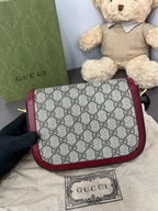 Gucci Red Saddle Bag
