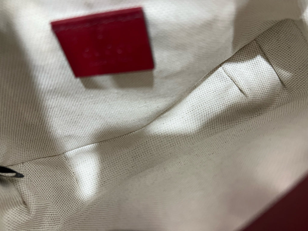 Gucci Red Saddle Bag