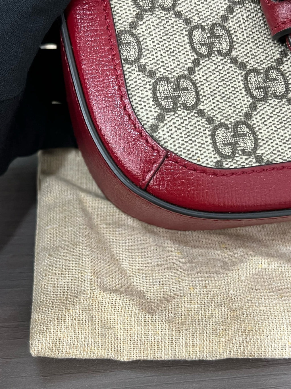 Gucci Red Saddle Bag
