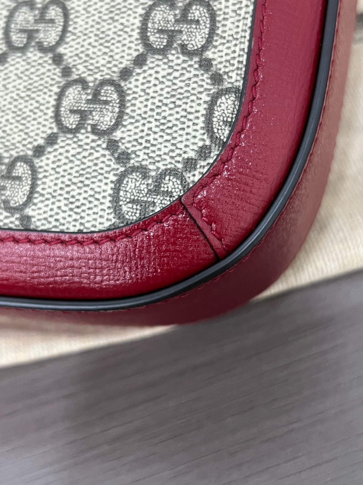 Gucci Red Saddle Bag