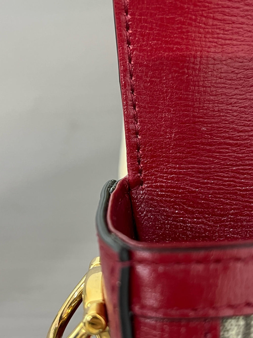 Gucci Red Saddle Bag