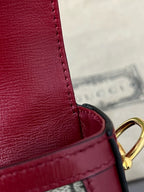 Gucci Red Saddle Bag