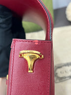 Gucci Red Saddle Bag