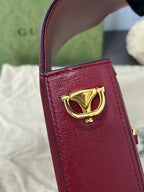 Gucci Red Saddle Bag