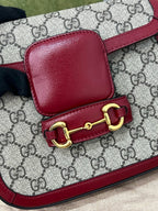 Gucci Red Saddle Bag