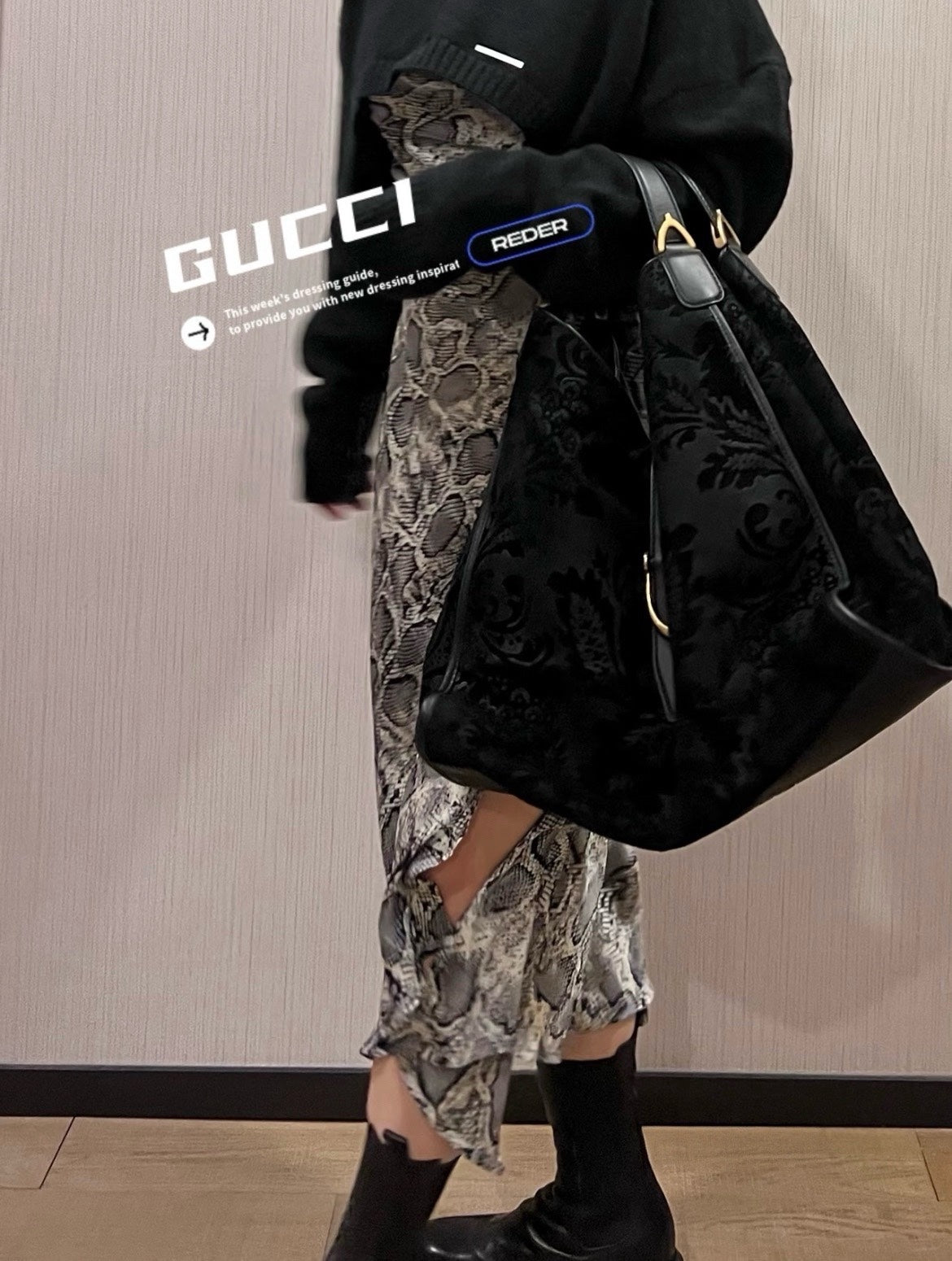 Gucci Alcantara