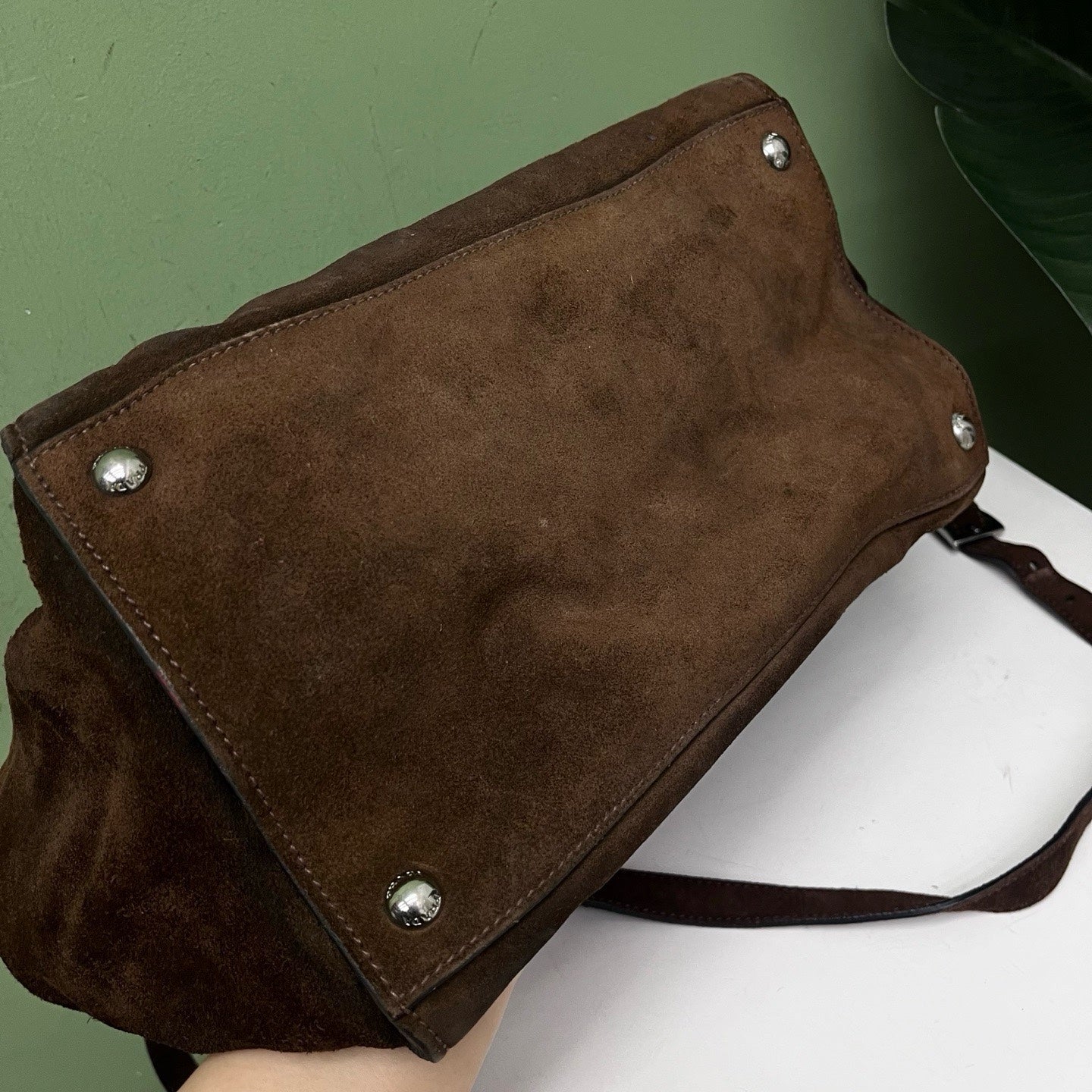 Prada Alcantara Tote