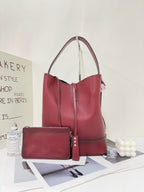 Louis Vuitton Red Bucket & Drawstring Bag