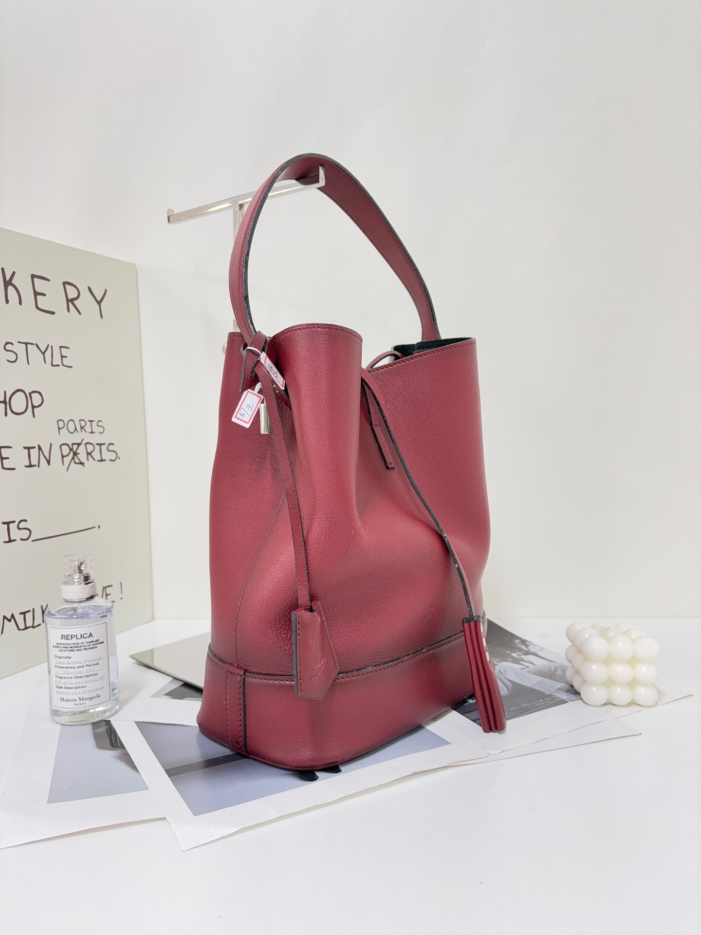 Louis Vuitton Red Bucket & Drawstring Bag