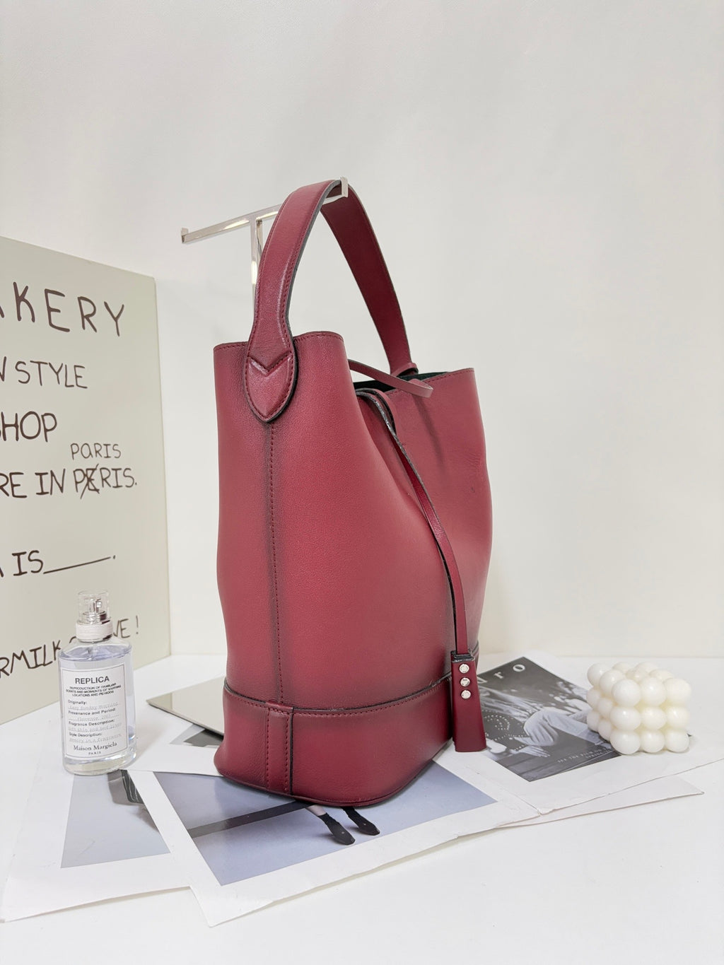 Louis Vuitton Red Bucket & Drawstring Bag