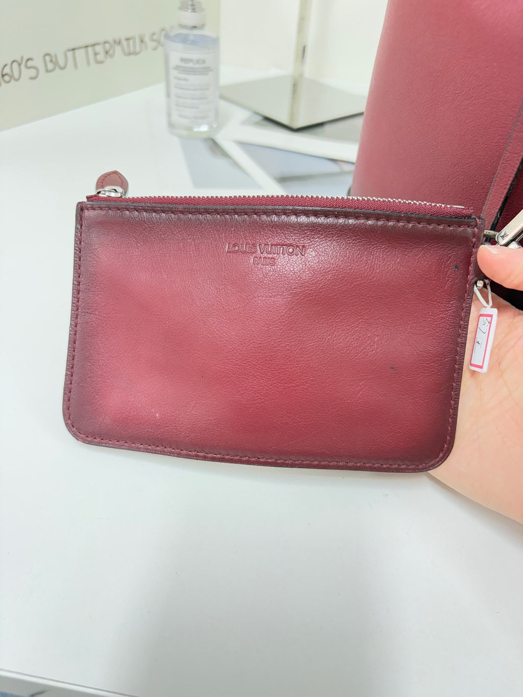 Louis Vuitton Red Bucket & Drawstring Bag