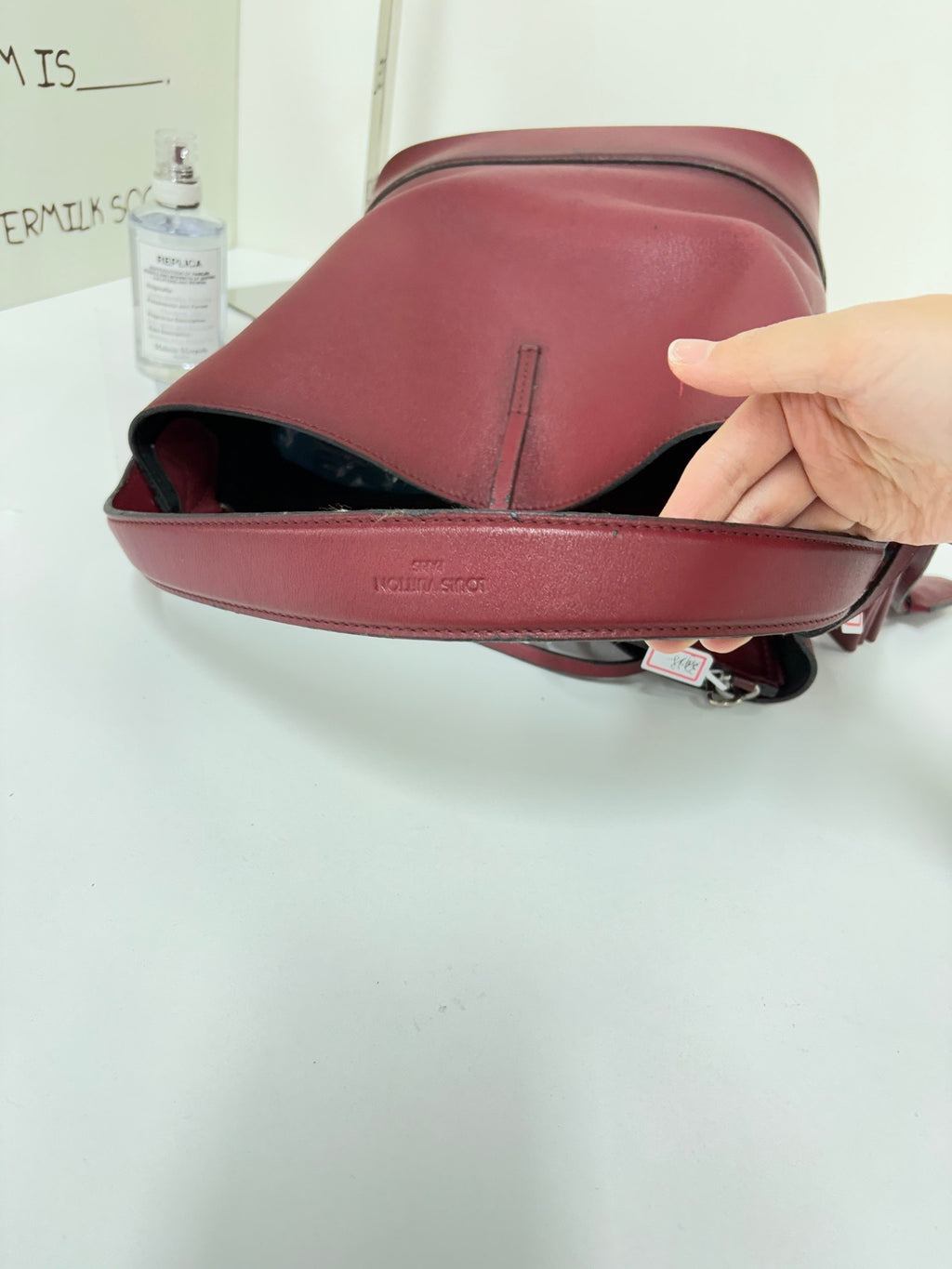 Louis Vuitton Red Bucket & Drawstring Bag