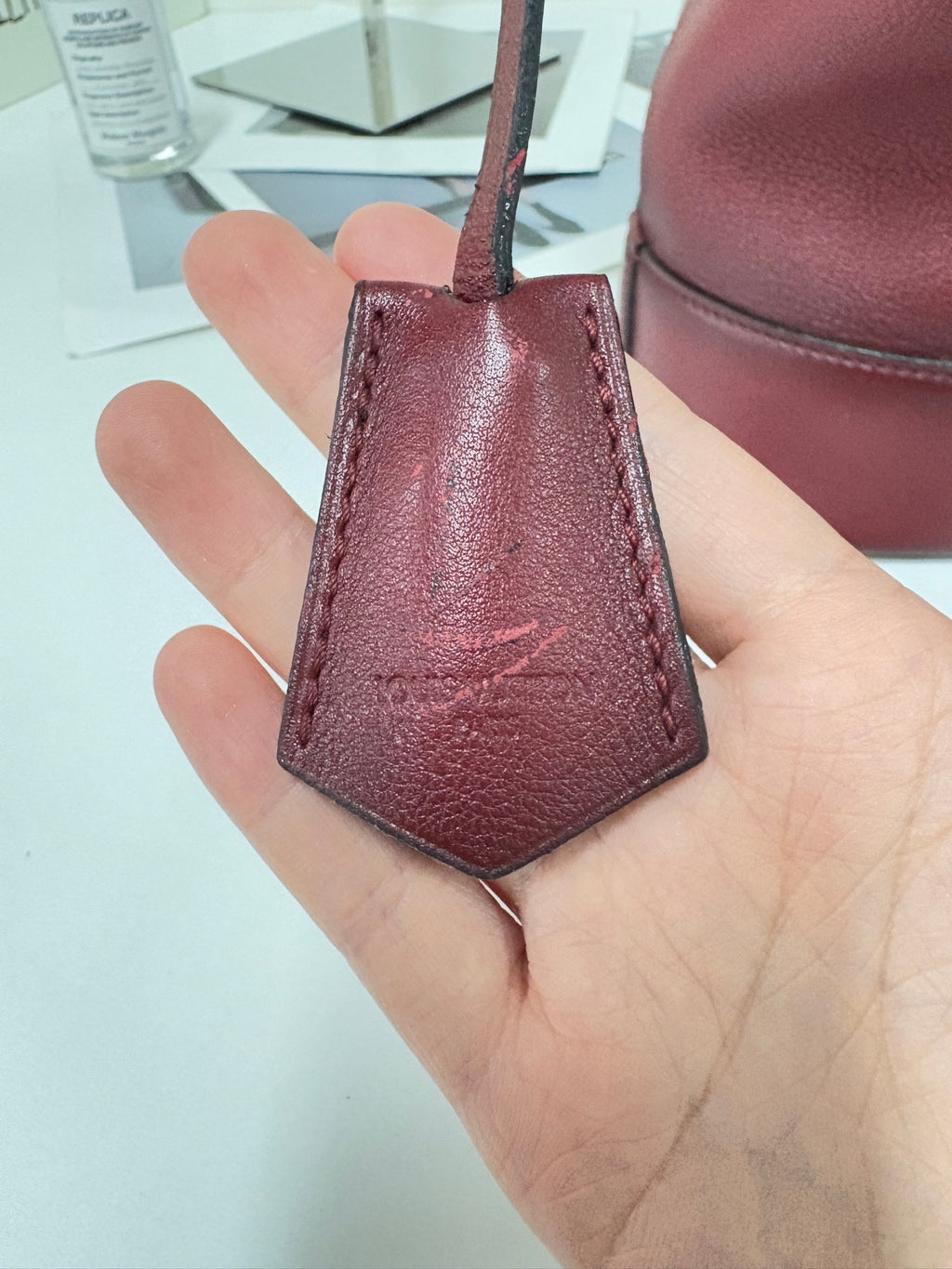 Louis Vuitton Red Bucket & Drawstring Bag