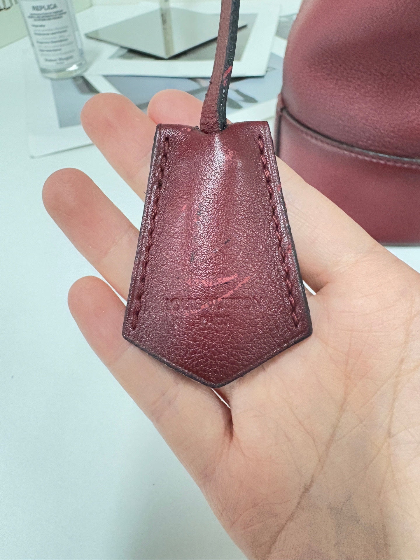 Louis Vuitton Red Bucket & Drawstring Bag