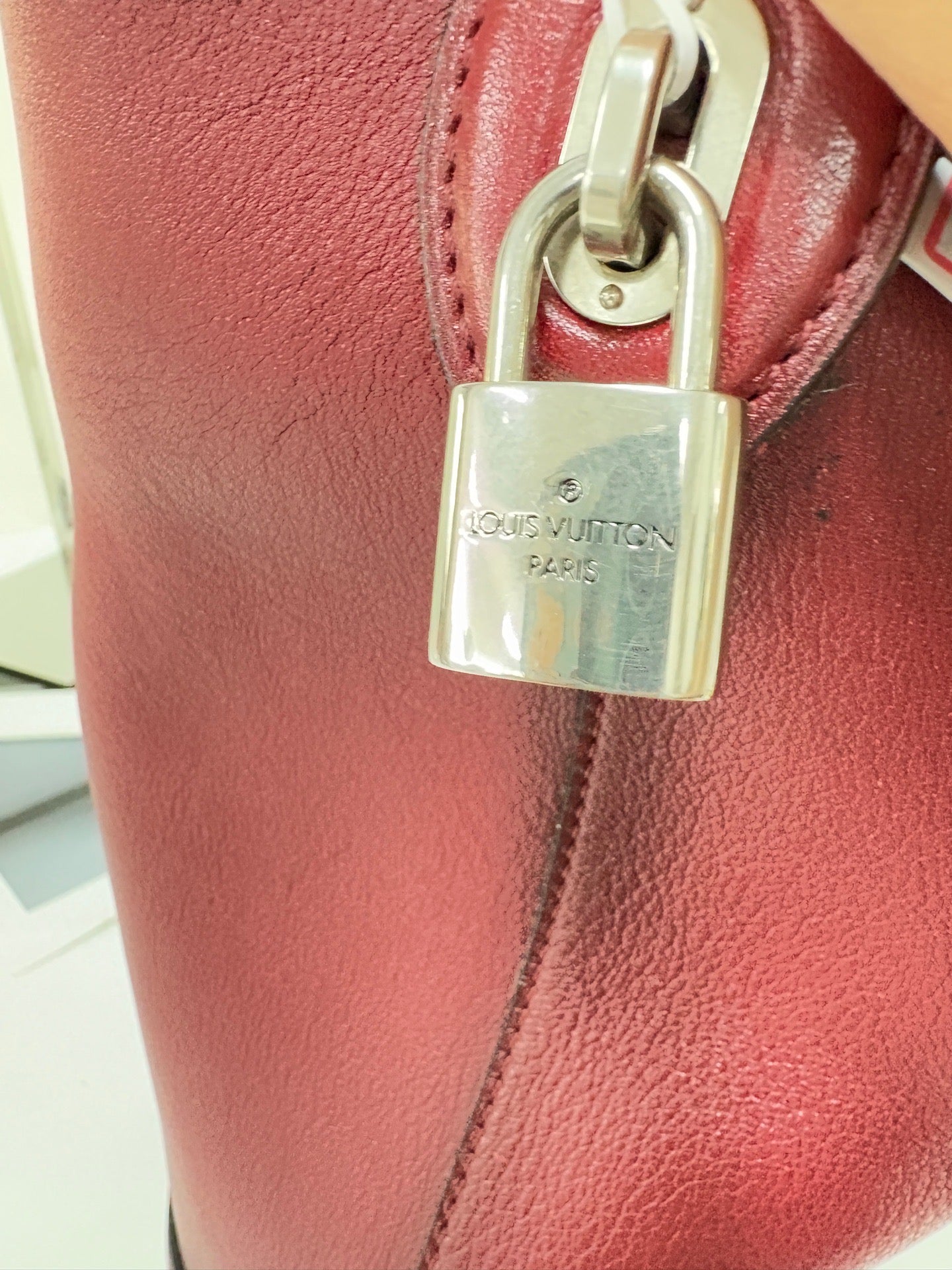 Louis Vuitton Red Bucket & Drawstring Bag