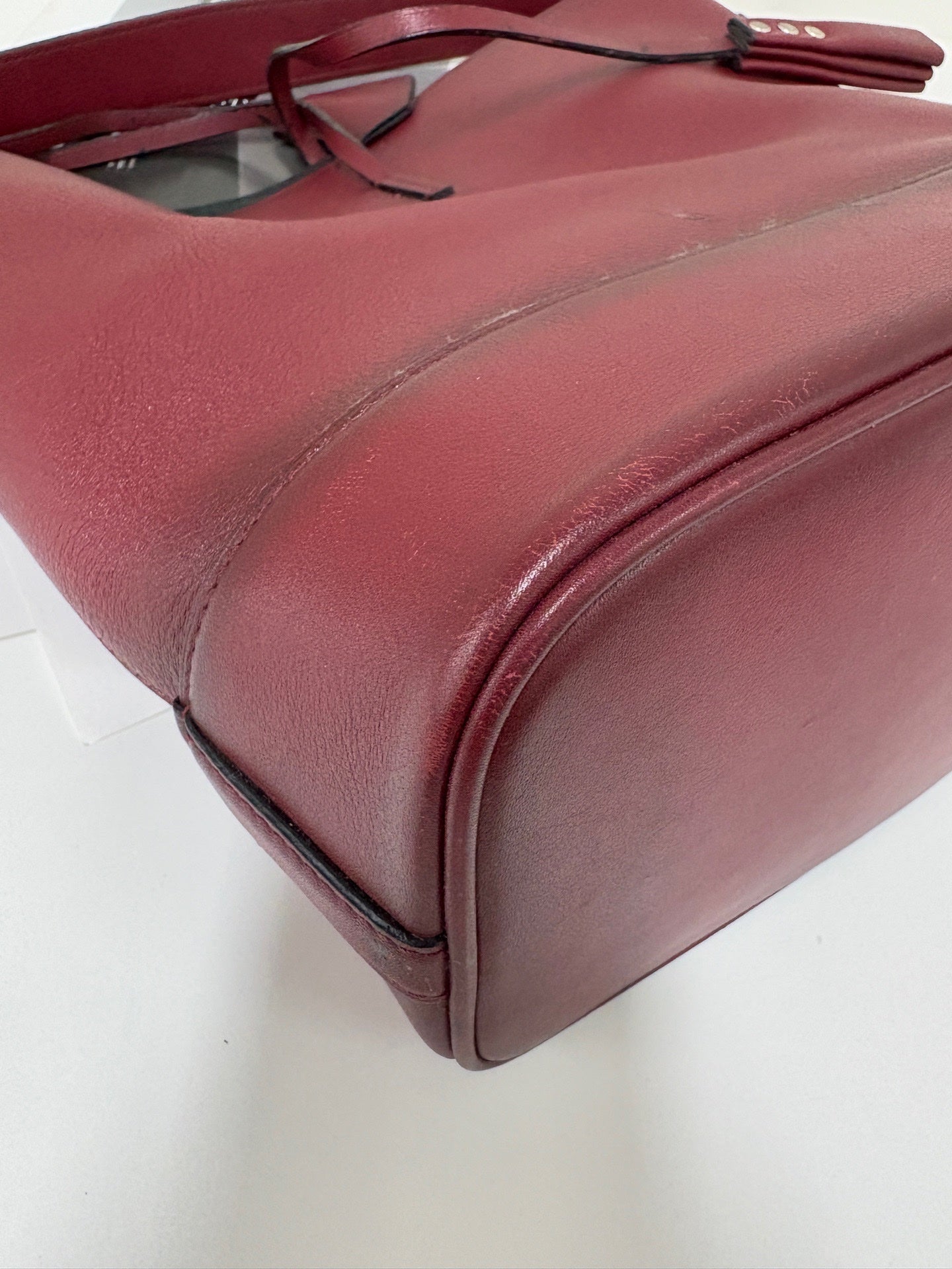 Louis Vuitton Red Bucket & Drawstring Bag