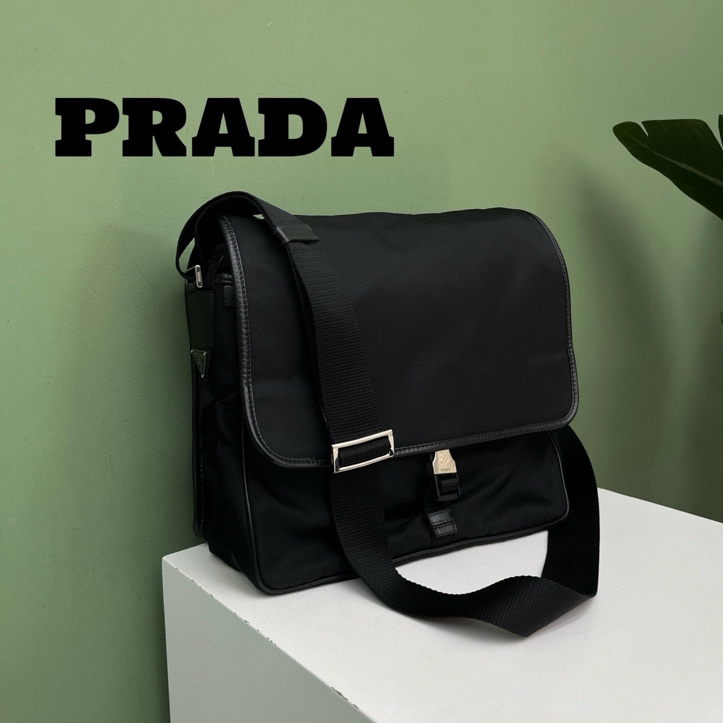 Prada Black Messenger Bag