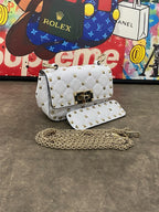 Valentino White Shoulder Bag
