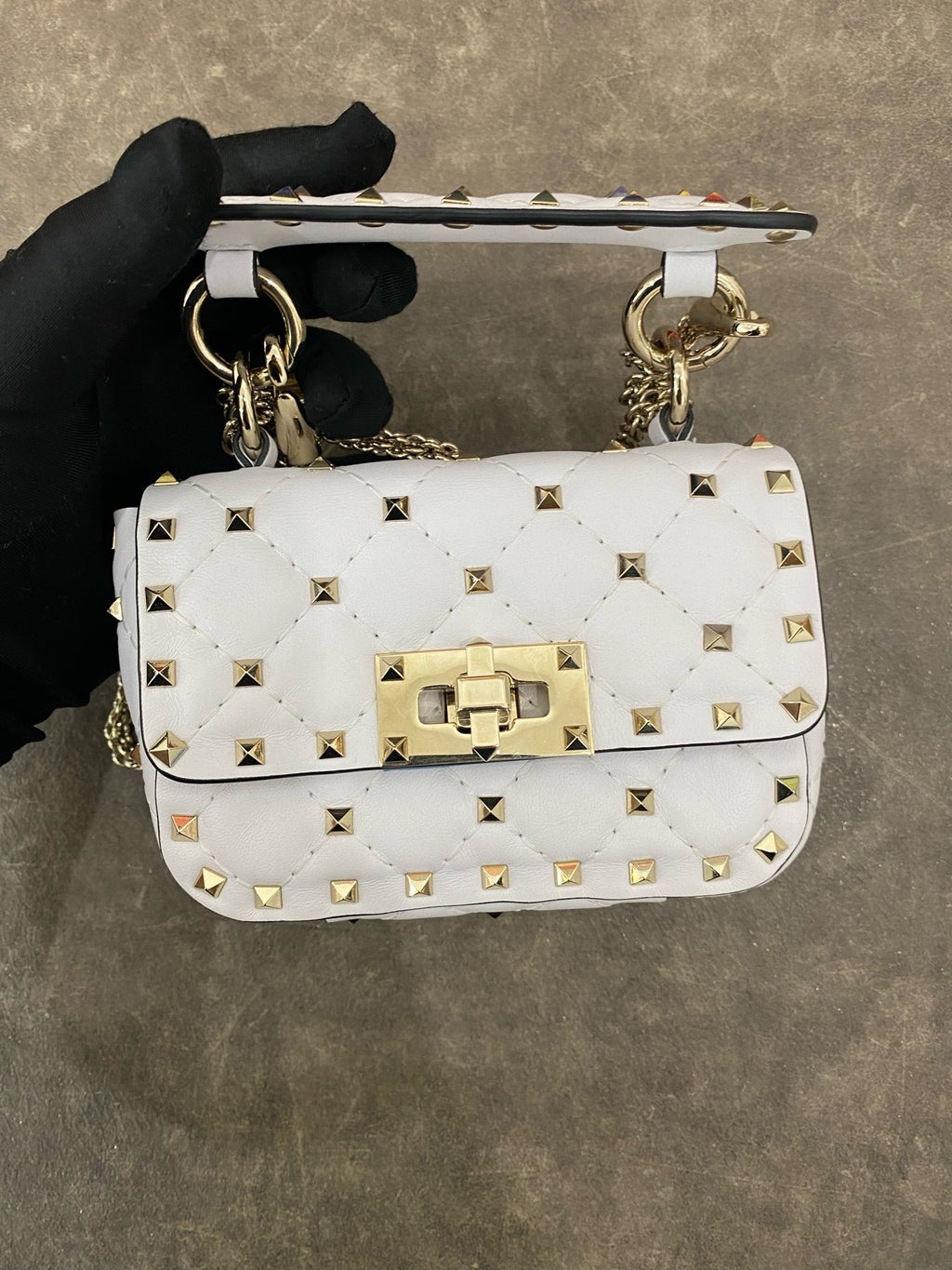 Valentino White Shoulder Bag