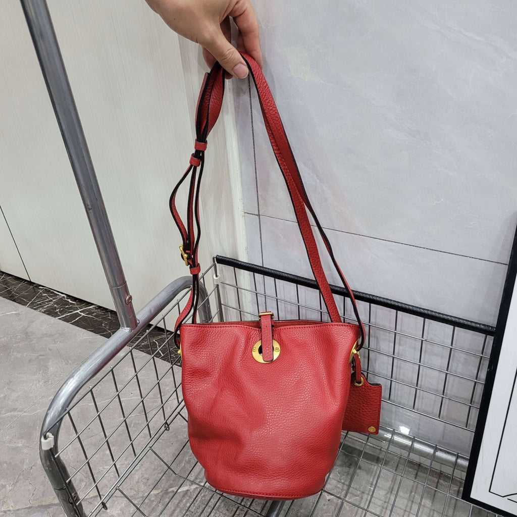 Valentino Red Bucket & Drawstring Bag