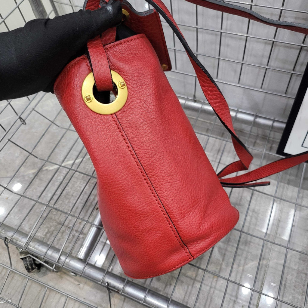 Valentino Red Bucket & Drawstring Bag