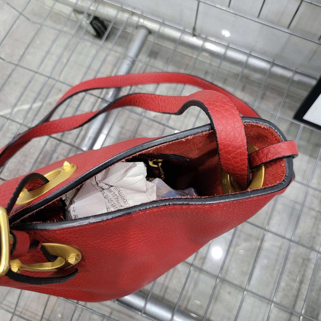 Valentino Red Bucket & Drawstring Bag