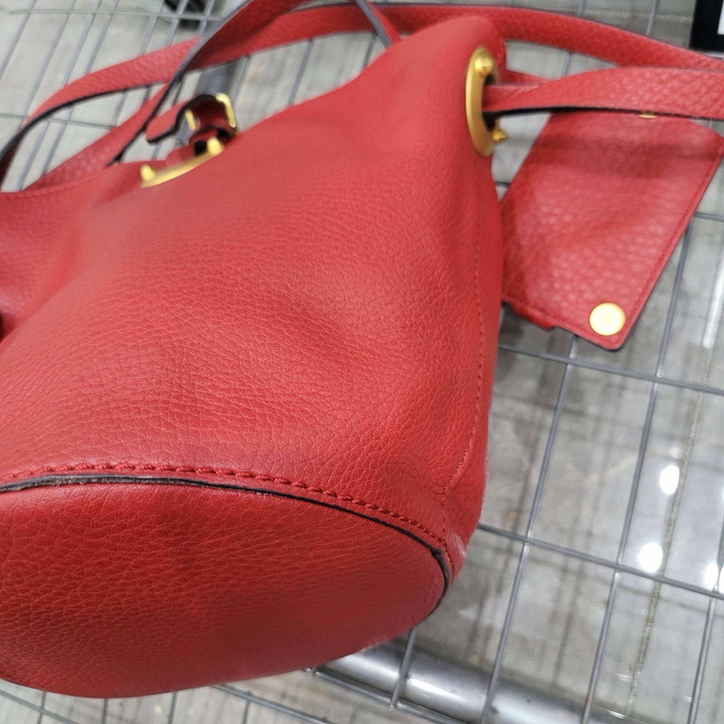 Valentino Red Bucket & Drawstring Bag