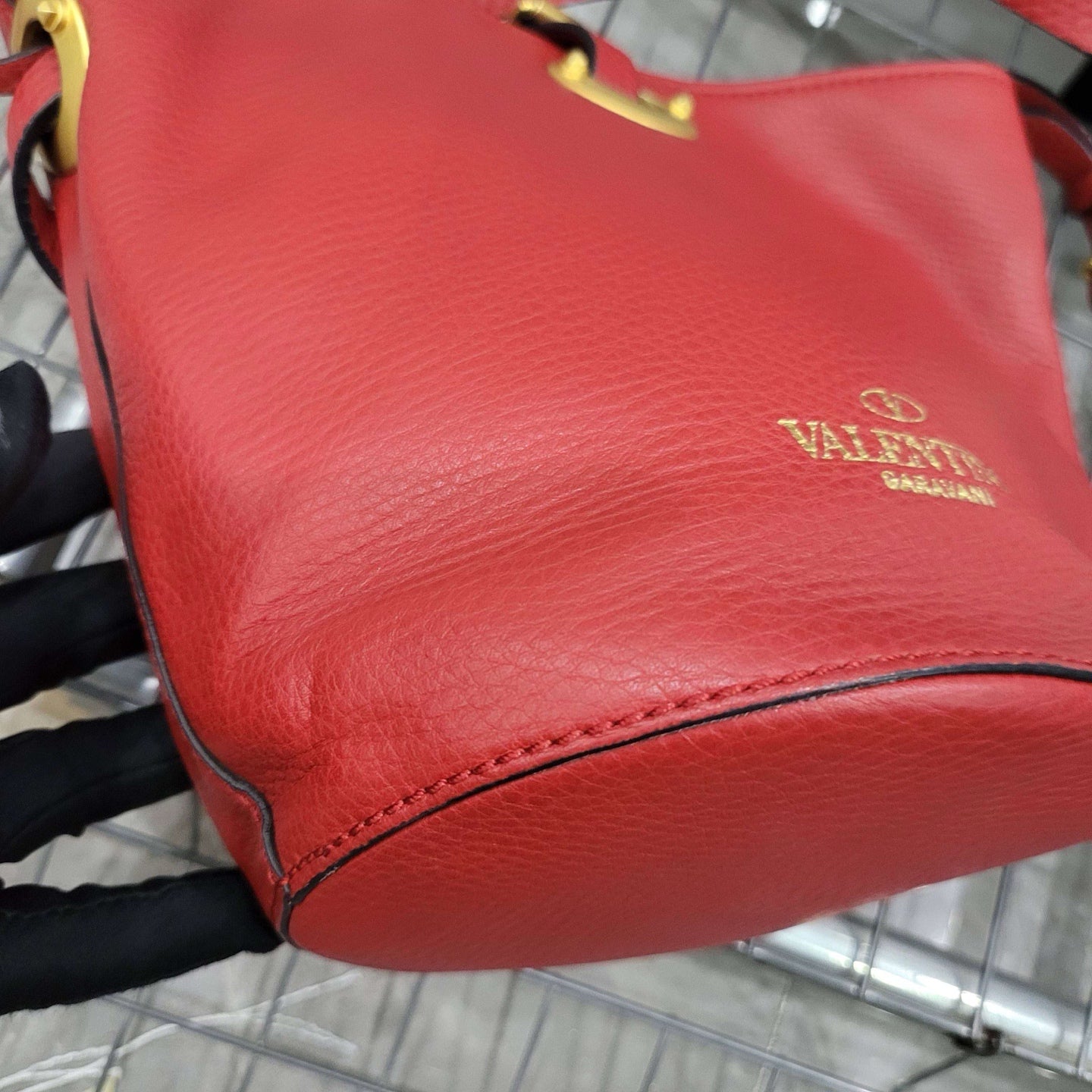 Valentino Red Bucket & Drawstring Bag