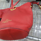 Valentino Red Bucket & Drawstring Bag