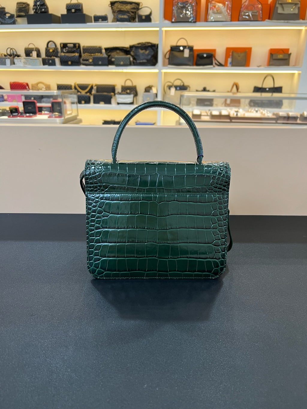 Balenciaga Green Crossbody