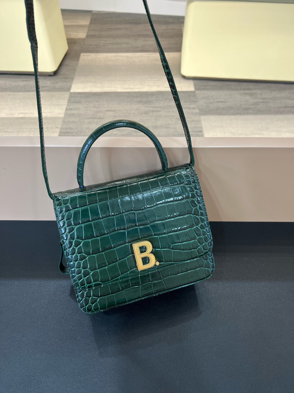 Balenciaga Green Crossbody