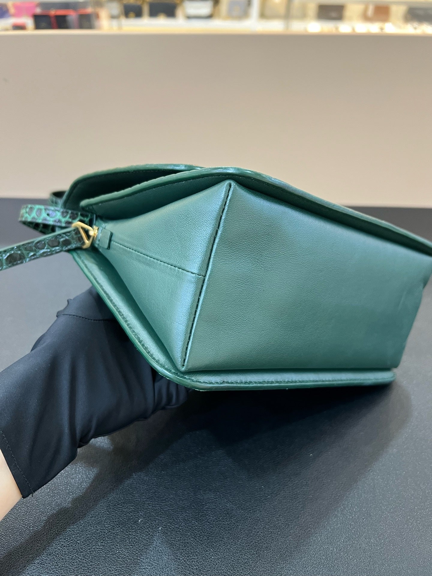 Balenciaga Green Crossbody