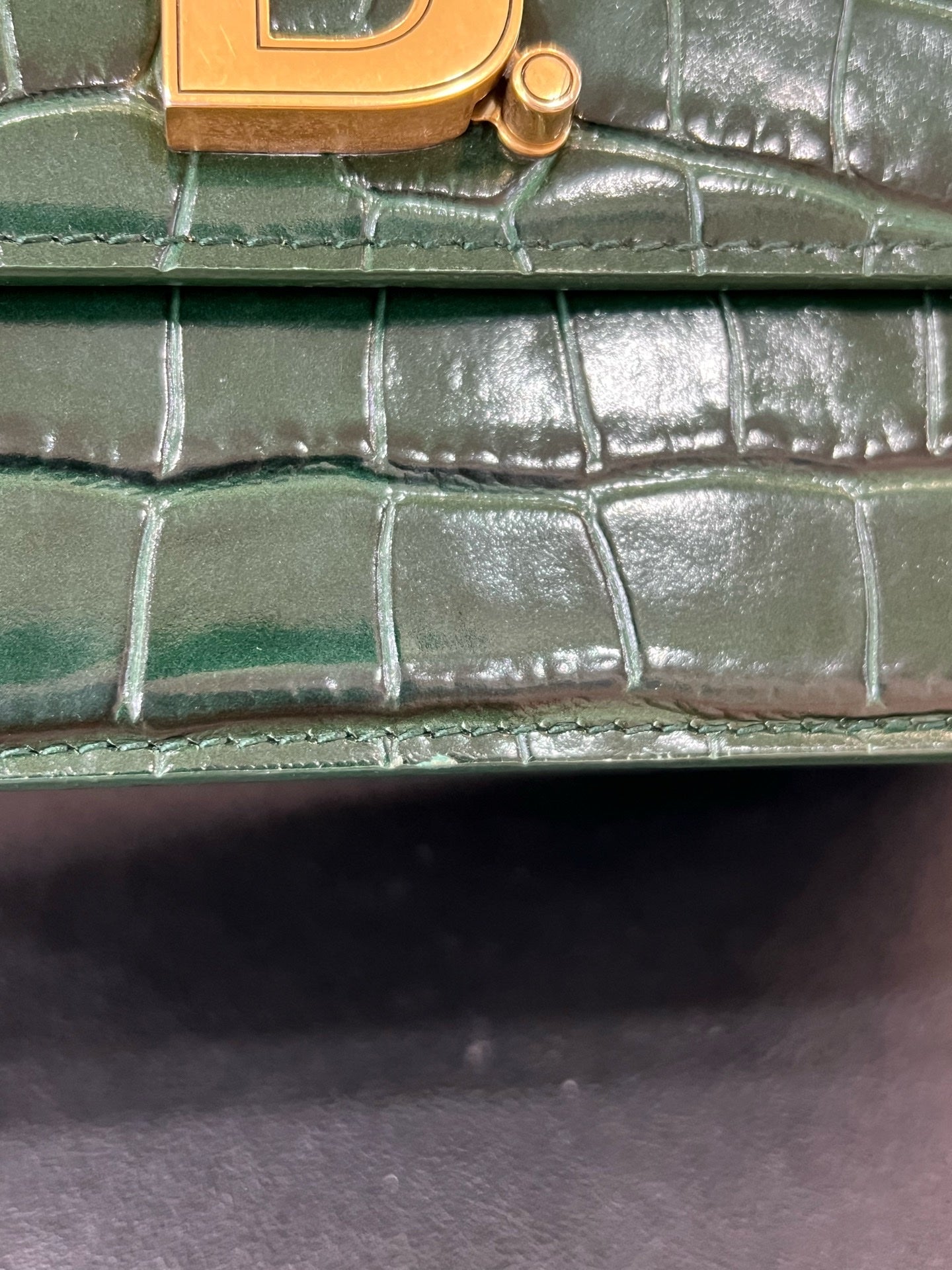 Balenciaga Green Crossbody