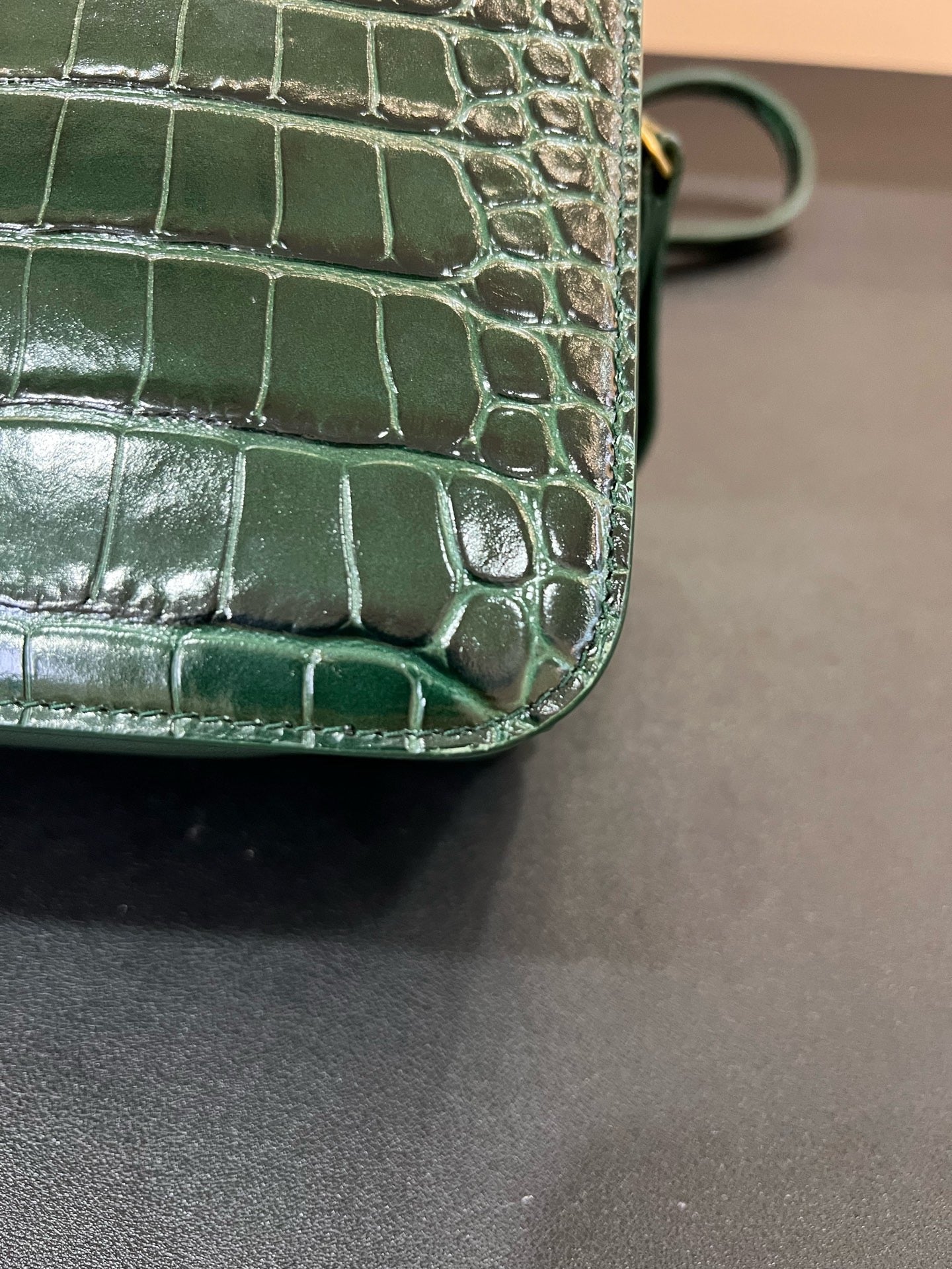 Balenciaga Green Crossbody