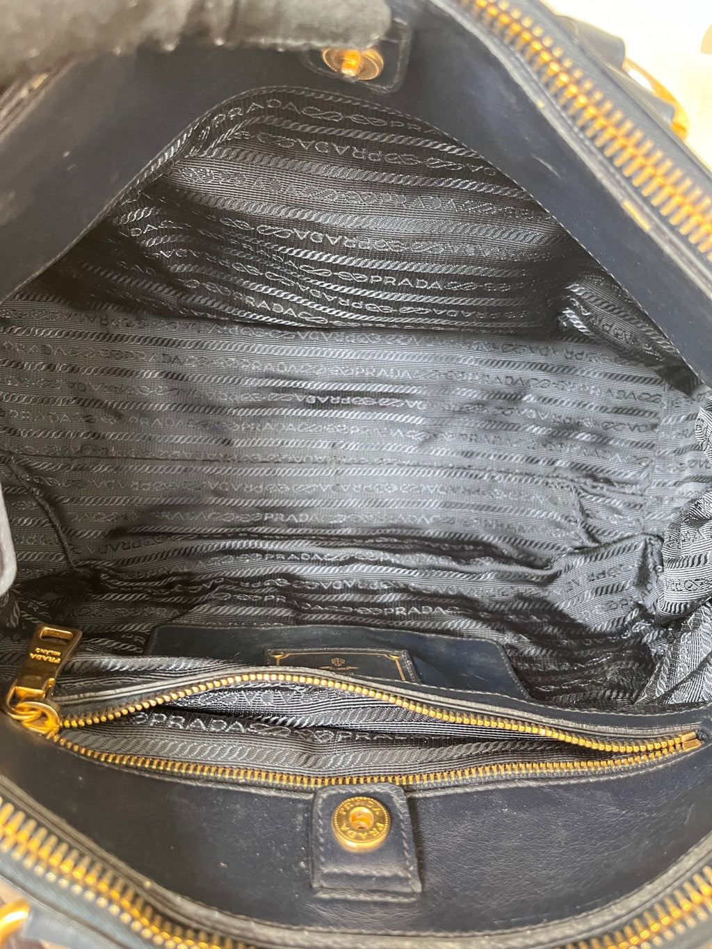 Prada Blue Satchel