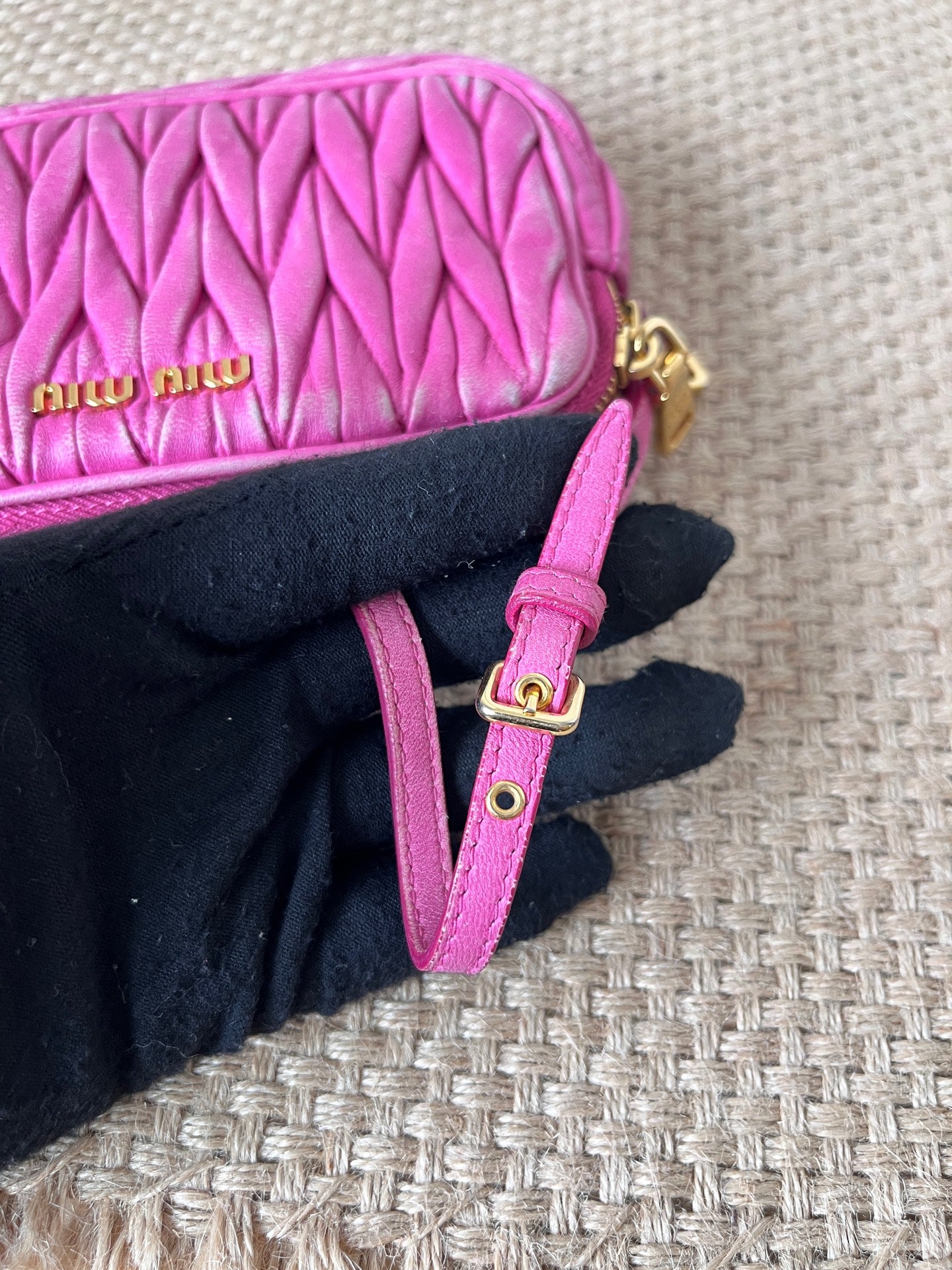 Miu Miu Pink Clutch
