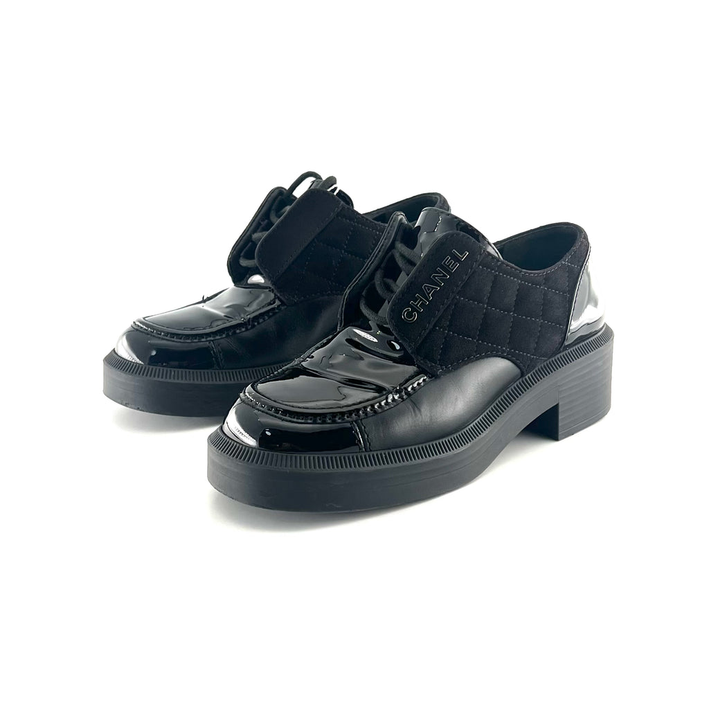 Chanel Black Loafers
