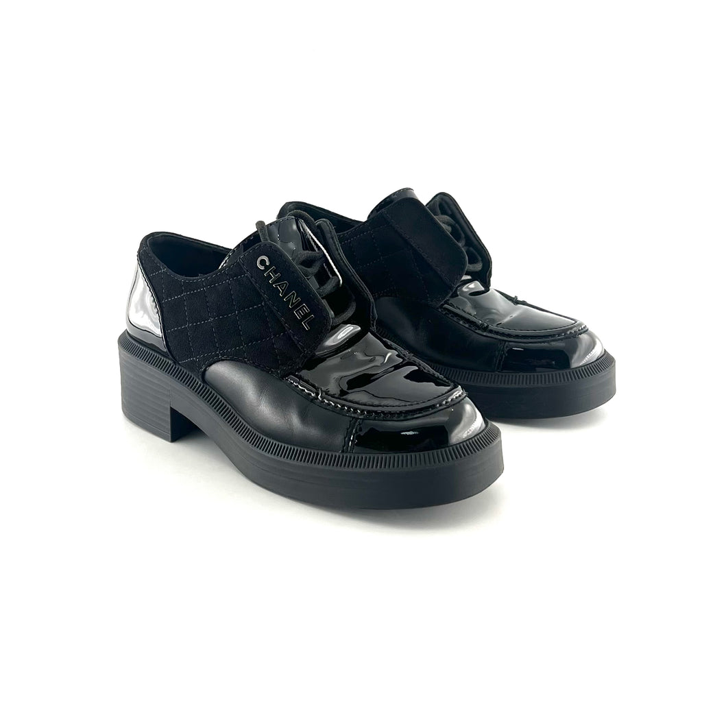 Chanel Black Loafers