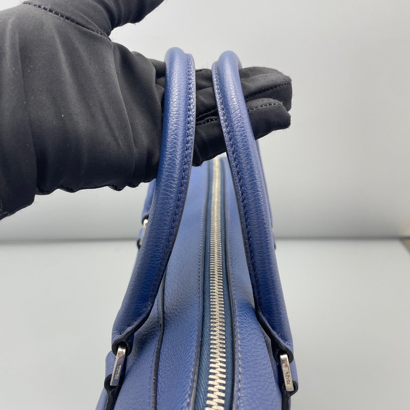 Prada Blue Satchel
