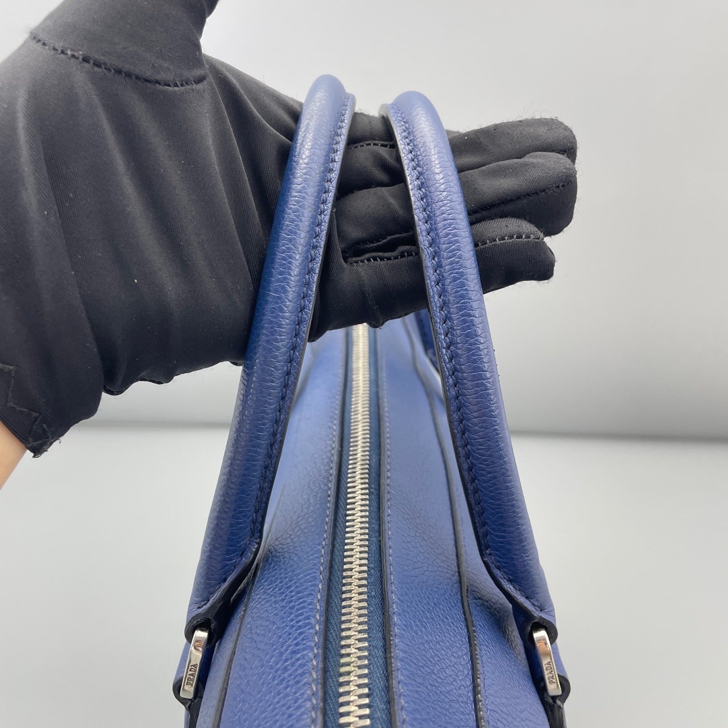 Prada Blue Satchel