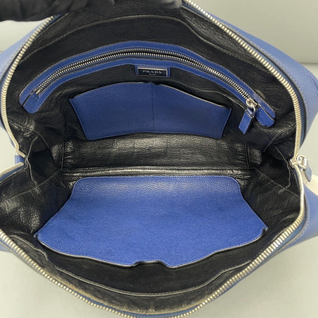 Prada Blue Satchel