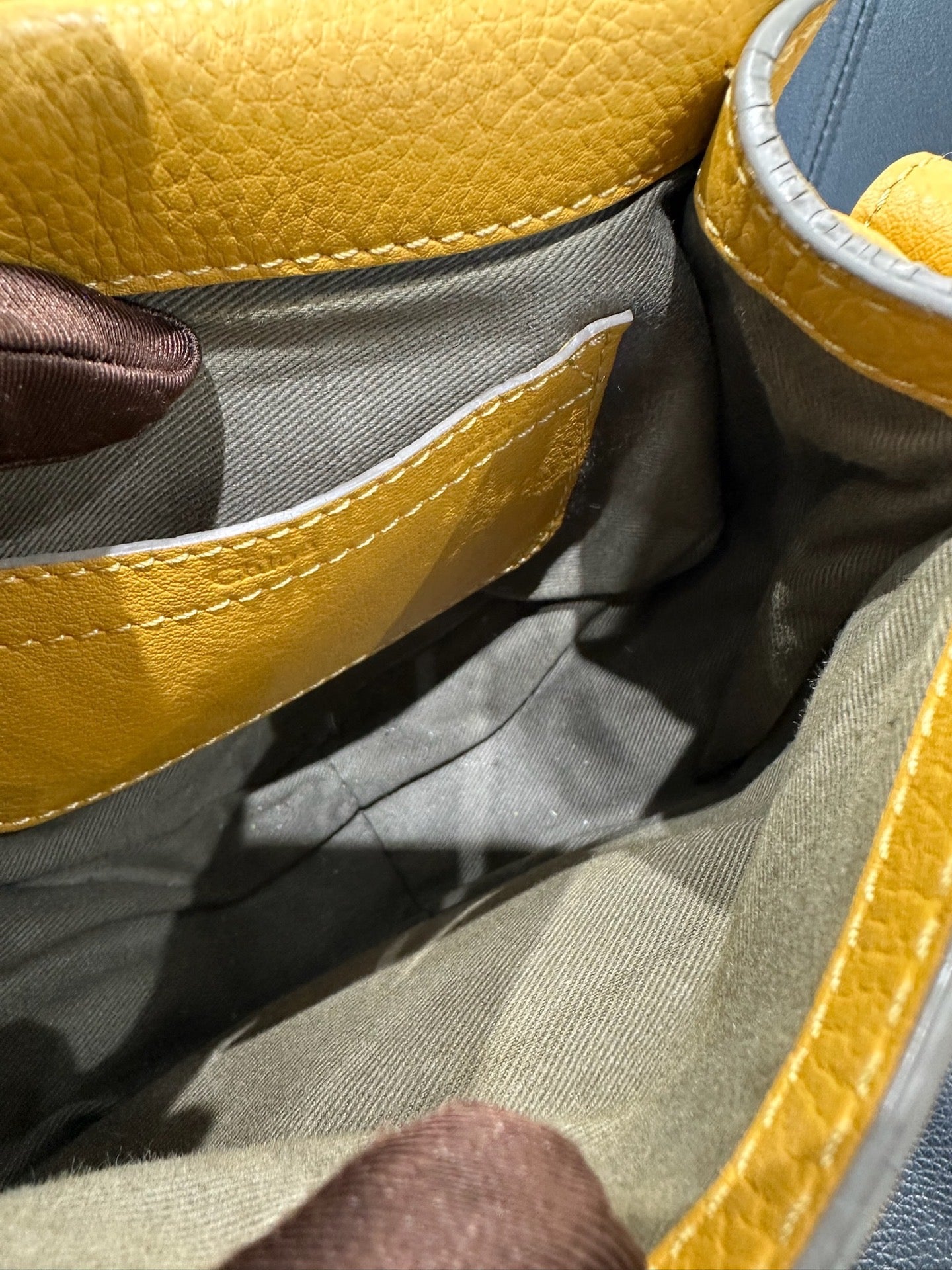 Chloe Yellow Shoulder Bag